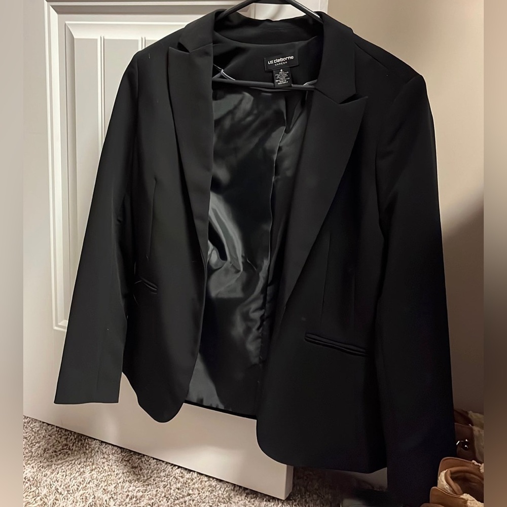 Liz Claiborne Black Blazer Size 6